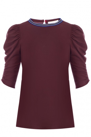 Top with ruffled sleeves, zdjęcie 1 Top with ruffled sleeves od See By Chloe